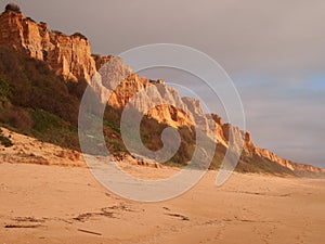 Costa da Caparica, a natural reserve and PortugalÃ¢â¬â¢s largest contiguous beach photo